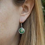 NHL Minnesota Wild Logo Novelty Dangling Drop Charm Earrings