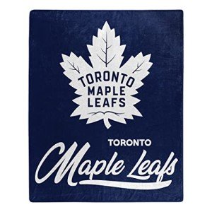 Northwest NHL Toronto Maple Leafs Unisex-Adult Raschel Throw Blanket, 50" x 60", Signature