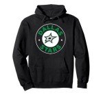 Dallas Stars Symbol Black Officially Licensed Pullover Hoodie
