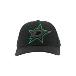 ZHATS Standard NHL Officially Licensed Adjustable Snapback Hat Dakota Element Black, One Size