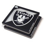 YouTheFan NFL Las Vegas Raiders 3D Logo Series Coasters