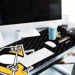 YouTheFan NHL Pittsburgh Penguins Logo Series Desk Pad SMU
