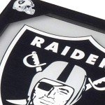 YouTheFan NFL Las Vegas Raiders 3D Logo Series Coasters