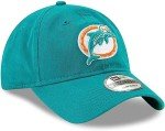 New Era NFL Core Classic 9TWENTY Adjustable Hat Cap One Size Fits All (Miami Dolphins Historic Logo)