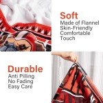 KETBLNB Team Color Gifts for Men Women, Football Fans Flannel Blanket, Team Color Gifts Ideas for Men Women Throw Blanket 60"x50"