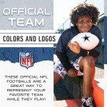 Franklin Sports NFL Dallas Cowboys Autograph Football - Official Size White Panel Souvenir Football for Autographs + Signatures - NFL Team Fan Shop Memorabilia Football for Display