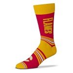 For Bare Feet NHL Calgary Flames Unisex Go Team Dress Sock Team Color OSFM