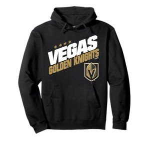 Vegas Golden Knights Fuel Black Officially Licensed Pullover Hoodie