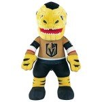 Bleacher Creatures Vegas Golden Knights Chance 10" Plush Figure (Gold Jersey) - an NHL Mascot for Play or Display