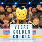 Bleacher Creatures Vegas Golden Knights Chance 10" Plush Figure (Gold Jersey) - an NHL Mascot for Play or Display