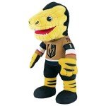 Bleacher Creatures Vegas Golden Knights Chance 10" Plush Figure (Gold Jersey) - an NHL Mascot for Play or Display