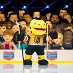 Bleacher Creatures Vegas Golden Knights Chance 10" Plush Figure (Gold Jersey) - an NHL Mascot for Play or Display