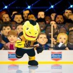 Bleacher Creatures Vegas Golden Knights Chance 10" Plush Figure (Gold Jersey) - an NHL Mascot for Play or Display