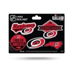 Rico Industries NHL Carolina Hurricanes 5-Piece Die-Cut Decal Sheet