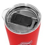Rico Industries NHL Hockey Detroit Red Wings 18oz Soft Touch, Easy Grip Tumbler