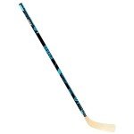Franklin Sports NHL Seattle Kraken Street Hockey Stick - NHL Team Jr. 48" Junior Left Handed Street Hockey Stick - Fused Wood Shaft + ABS Blade - Righty