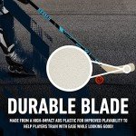 Franklin Sports NHL Seattle Kraken Street Hockey Stick - NHL Team Jr. 48" Junior Left Handed Street Hockey Stick - Fused Wood Shaft + ABS Blade - Righty