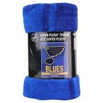 Northwest NHL St. Louis Blues Unisex-Adult Micro Raschel Throw Blanket, 46" x 60", Break Away