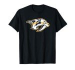 Nashville Predators Icon T-Shirt - NHL Officially Licensed, Unisex-Adults, Black, Small, Short Sleeve