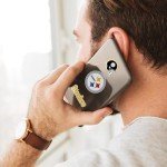 FANMATS 61133 NFL - Pittsburgh Steelers 12 Count Mini Decal Sticker Pack 5 x 6.25 in.- Great Gift for Sports Fans - Works On Hard Surfaces - for Homes, Cars, Trucks, SUVs.