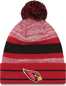 New Era Unisex-Adult NFL Official Sport Knit Classic Cuffed Knit Pom Beanie Hat (Arizona Cardinals)