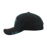 ZHATS Women's Standard NHL Officially Licensed Adjustable Hat Girlfriend Icon Black, One Size