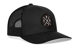 HAKA Tampa Hat – TPA Trucker Hat for Men & Women, Adjustable Baseball Cap, Mesh Snapback, Outdoor Golf Hat - Black