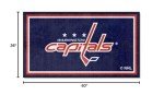 FANMATS 19921 NHL Washington Capitals 3ft. x 5ft. Plush Area Rug | Sports Fan Area Rug, Home Decor Rug and Tailgating Mat