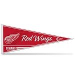 Rico Industries NHL Hockey Detroit Red Wings Classic 12" x 30" Felt Wall Décor Pennant - Great for Home/Bed Room/Man Cave Décor