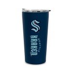 Rico Industries NHL Hockey Seattle Kraken 18oz Soft Touch, Easy Grip Tumbler