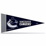 Rico Industries NHL Vancouver Canucks 8-Piece 4-Inch by 9-Inch Classic Mini Pennant Décor Set
