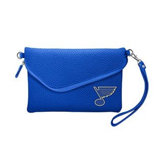 Littlearth St. Louis Blues NHL Pebble Fold Over Crossbody Purse