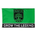 Premiership Soccer Austin FC Flag | Licensed Flag 5ftx 3ft | Legend Slogan