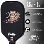 Franklin Sports NHL Anaheim Ducks Pickleball Paddle - Official NHL Team Rackets - USAP (USAPA) Approved Premium Quality Pickleball Paddles - Authentic Team Logos + Colors