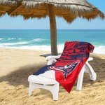 NORTHWEST Columbus Blue Jackets 30 x 60 inch Beach Towel, Puzzle Design