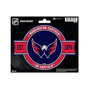 Rico Industries NHL Hockey Washington Capitals Standard Badge Magnet - for Car, Fridge