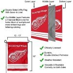 Detroit Red Wings Double Sided Garden Flag