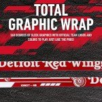 Franklin Sports NHL Detroit Redwings Team 48-Inch Vinyl Hockey Stick (Right), Junior, Red