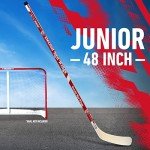 Franklin Sports NHL Detroit Redwings Team 48-Inch Vinyl Hockey Stick (Right), Junior, Red
