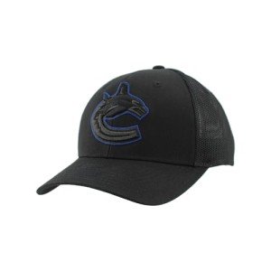 ZHATS Standard NHL Officially Licensed Adjustable Snapback Hat Dakota Element Black, One Size