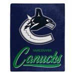 Northwest NHL Vancouver Canucks Unisex-Adult Raschel Throw Blanket, 50" x 60", Signature