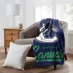 Northwest NHL Vancouver Canucks Unisex-Adult Raschel Throw Blanket, 50" x 60", Signature
