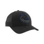 ZHATS Standard NHL Officially Licensed Adjustable Snapback Hat Dakota Element Black, One Size