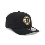 New Era NHL 9SEVENTY Stretch-Snap Adjustable Snapback Hat Cap One Size (US, Alpha, One Size, Boston Bruins - Black)