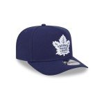 New Era NHL 9FIFTY A-Frame Adjustable Snapback Hat Cap One Size (US, Alpha, One Size, Toronto Maple Leafs - Blue)
