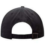 AMERICAN NEEDLE Dallas Stars NHL Baseball Hat, Casual Relaxed Fit with Curved Brim, Adjustable Buckle Strap Dad Cap, Blue Line Collection, Black