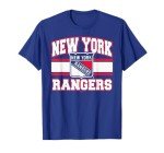 New York Rangers Stripe Royal Blue Officially Licensed T-Shirt