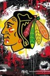 Trends International NHL Chicago Blackhawks - Maximalist Logo 23 Wall Poster, 34L x 22.4W, Unframed Version