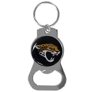 NFL Siskiyou Sports Fan Shop Jacksonville Jaguars Bottle Opener Key Chain One Size black