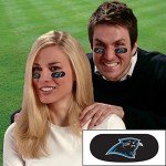 NFL Carolina Panthers Eye Black Stickers
